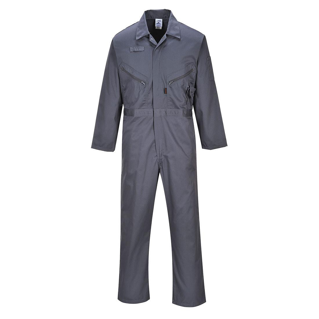 Graphite Grey - Front - Portwest Unisex Adult Liverpool Overalls