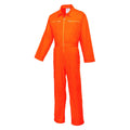 Orange - Front - Portwest Mens C811 Cotton Boiler Suit