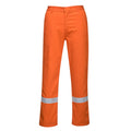 Orange - Front - Portwest Mens Iona Bizweld Fire Resistant Work Trousers