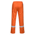 Orange - Back - Portwest Mens Iona Bizweld Fire Resistant Work Trousers