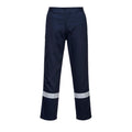 Navy - Front - Portwest Mens Iona Bizweld Fire Resistant Work Trousers