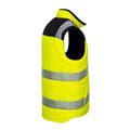 Yellow-Black - Lifestyle - Portwest Mens PW3 Hi-Vis Reversible Body Warmer