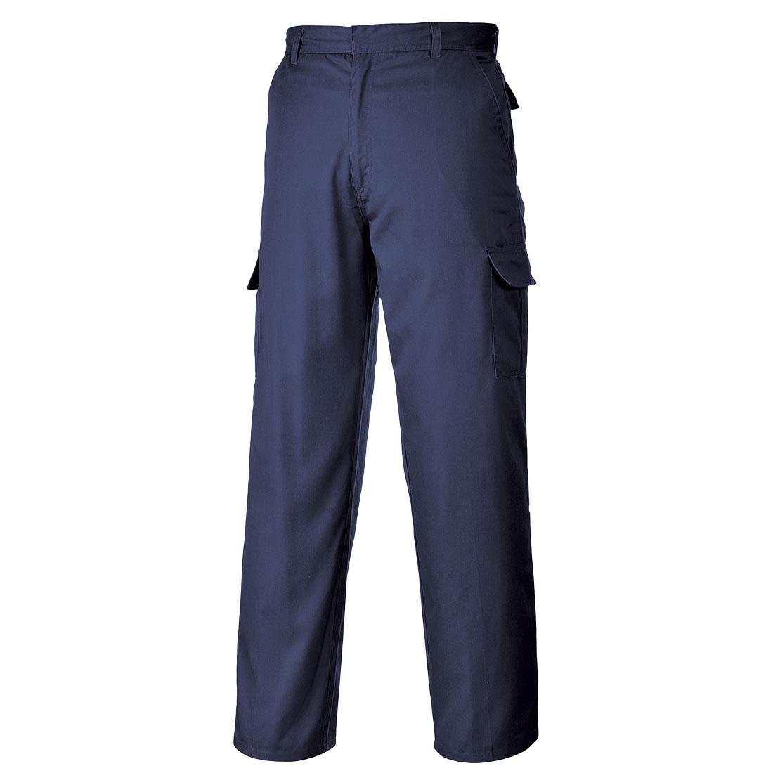 Navy - Front - Portwest Mens Combat Trousers