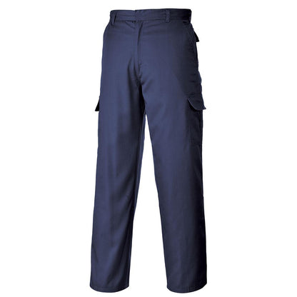 Navy - Front - Portwest Mens Combat Trousers