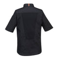 Black - Back - Portwest Mens C738 Pro Air-Mesh Short-Sleeved Jacket