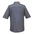 Slate Grey - Back - Portwest Mens C738 Pro Air-Mesh Short-Sleeved Jacket