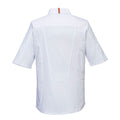 White - Back - Portwest Mens C738 Pro Air-Mesh Short-Sleeved Jacket