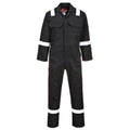 Black - Front - Portwest Unisex Adult Iona Bizweld Fire Resistant Overalls