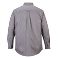 Grey - Back - Portwest Mens Bizflame Shirt