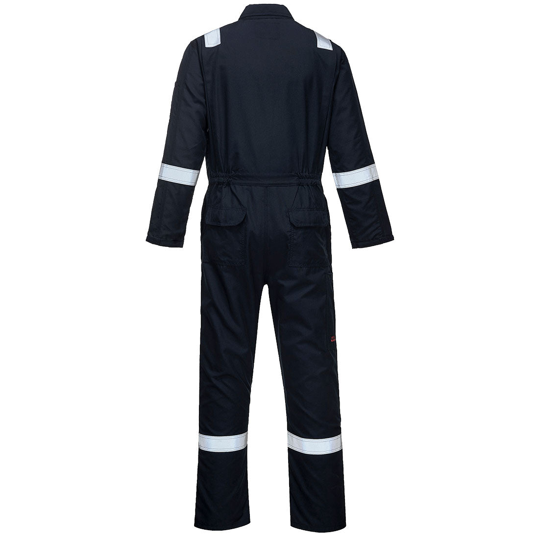 Navy - Back - Portwest Unisex Adult Araflame Overalls