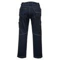 Navy-Black - Back - Portwest Mens PW3 Work Trousers