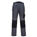 Zoom Grey-Black - Front - Portwest Mens PW3 Work Trousers