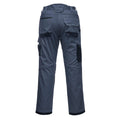 Zoom Grey-Black - Back - Portwest Mens PW3 Work Trousers