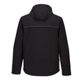 Black - Back - Portwest Mens KX3 Hooded Soft Shell Jacket