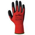 Red-Black - Back - Portwest Unisex Adult A641 PU Grip Gloves