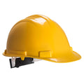 Yellow - Front - Portwest Unisex Adult Expertbase Safety Helmet