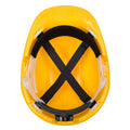 Yellow - Back - Portwest Unisex Adult Expertbase Safety Helmet