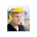 Yellow - Back - Portwest Ear Defenders And Visor