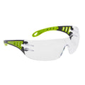 Clear - Front - Portwest Tech Look Safety Glasses