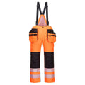 Orange-Black - Front - Portwest Mens PW3 Hi-Vis Work Trousers