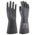 Black - Front - Portwest Unisex Adult A820 Neoprene Chemical Gauntlet