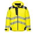 Yellow-Black - Front - Portwest Mens PW3 Extreme Hi-Vis Waterproof Jacket