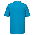 Aqua - Back - Portwest Mens Naples Polo Shirt