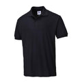 Black - Front - Portwest Mens Naples Polo Shirt