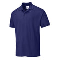 Navy - Front - Portwest Mens Naples Polo Shirt