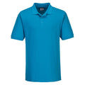 Aqua - Front - Portwest Mens Naples Polo Shirt