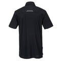 Black - Back - Portwest Mens WX3 Polo Shirt