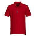 Deep Red - Front - Portwest Mens WX3 Polo Shirt