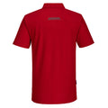 Deep Red - Back - Portwest Mens WX3 Polo Shirt