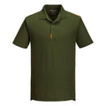 Olive Green - Front - Portwest Mens WX3 Polo Shirt