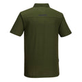Olive Green - Back - Portwest Mens WX3 Polo Shirt