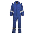 Royal Blue - Front - Portwest Unisex Adult Flame Resistant Anti-Static Overalls