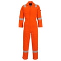 Orange - Front - Portwest Unisex Adult Flame Resistant Anti-Static Overalls