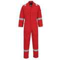 Red - Front - Portwest Unisex Adult Flame Resistant Anti-Static Overalls