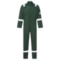 Green - Front - Portwest Unisex Adult Flame Resistant Anti-Static Overalls