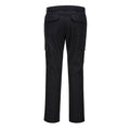 Black - Back - Portwest Mens Combat Stretch Slim Combat Trousers