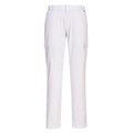 White - Front - Portwest Mens Combat Stretch Slim Combat Trousers