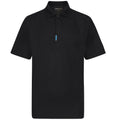 Black - Front - Portwest Mens WX3 Polo Shirt