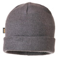 Grey - Front - Portwest Unisex Adult Knitted Beanie