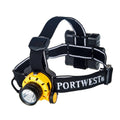 Yellow-Black - Front - Portwest Ultra Power Head Torch