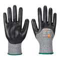Black - Front - Portwest Unisex Adult A621 Nitrile Foam Cut Resistant Gloves