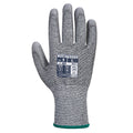 Grey - Back - Portwest Unisex Adult A622 MR PU Palm Cut Resistant Gloves