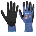 Blue-Black - Front - Portwest Unisex Adult AP52 Dexti Ultra Cut Resistant Gloves