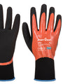 Orange-Black - Back - Portwest Unisex Adult AP30 Dermi Pro Glove