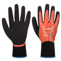 Orange-Black - Front - Portwest Unisex Adult AP30 Dermi Pro Glove