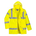 Yellow - Front - Portwest Mens RT60 Hi-Vis Traffic Jacket